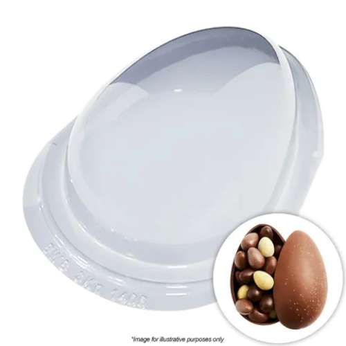 Smooth Egg Chocolate Mould 3 kg - Click Image to Close